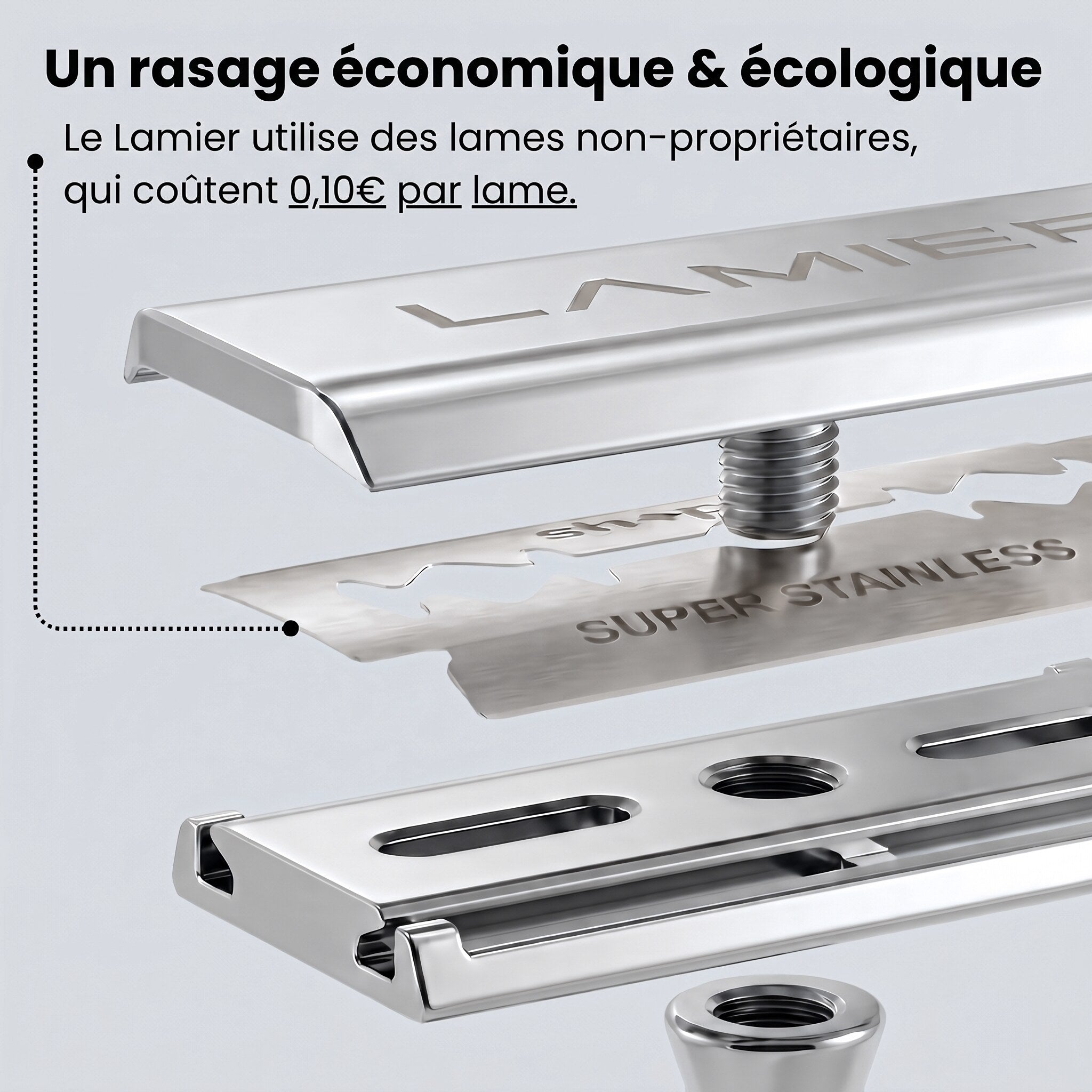 Lamier ALZ-PREMIUM — Rasoir de sûreté — Rasoir de sûreté